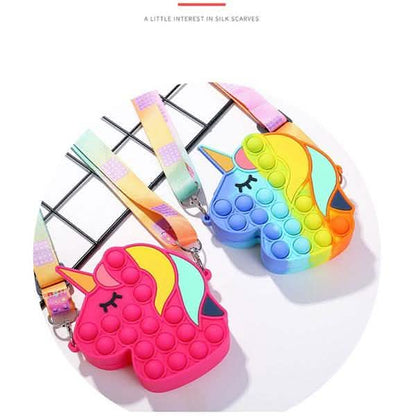 Pop Fidget Toys Shoulder Bag