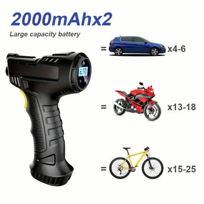Portable Digital Tire Inflator with LED Light