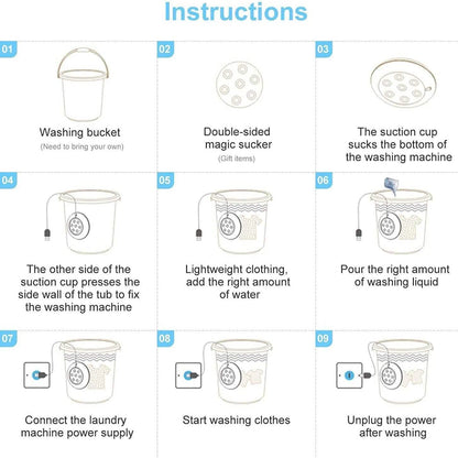 Portable Mini Washing Machine