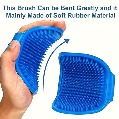 Premium Pet Grooming Brush with Adjustable Ring Handle