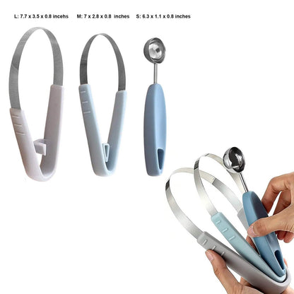Professional 3-In-1 Stainless Steel Watermelon Melon Baller Scoop Seed Remover Fruit Carving Tool Set