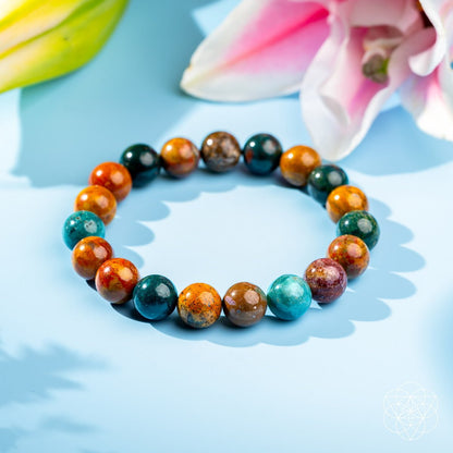Quiet My Mind – Ocean Jasper Bracelet - Lumina Home