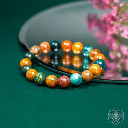 Quiet My Mind – Ocean Jasper Bracelet - Lumina Home