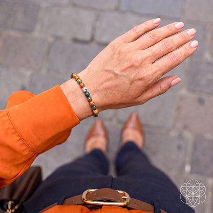 Quiet My Mind – Ocean Jasper Bracelet | 6mm - Lumina Home