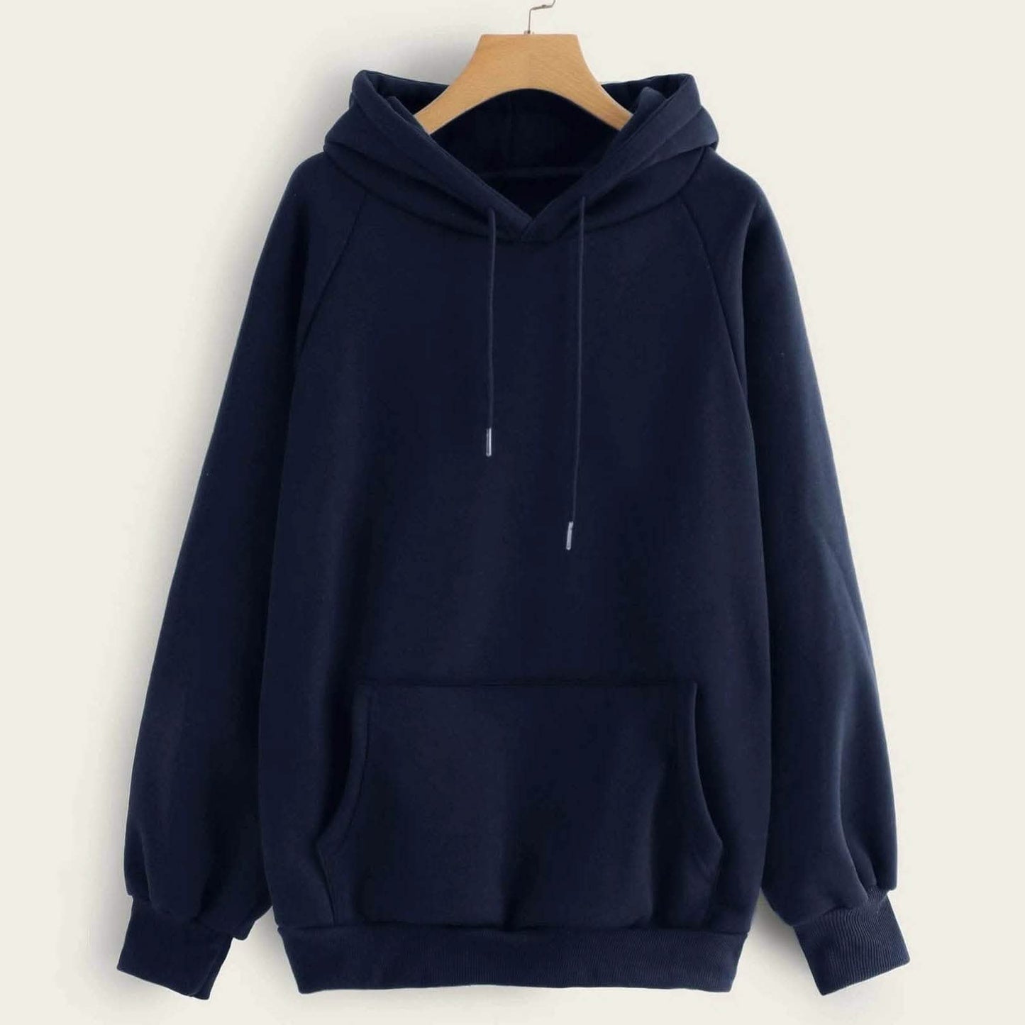 Raglan Sleeve Kangaroo Pocket Hoodie