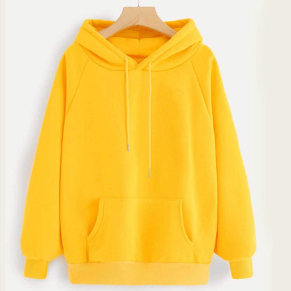 Raglan Sleeve Kangaroo Pocket Hoodie