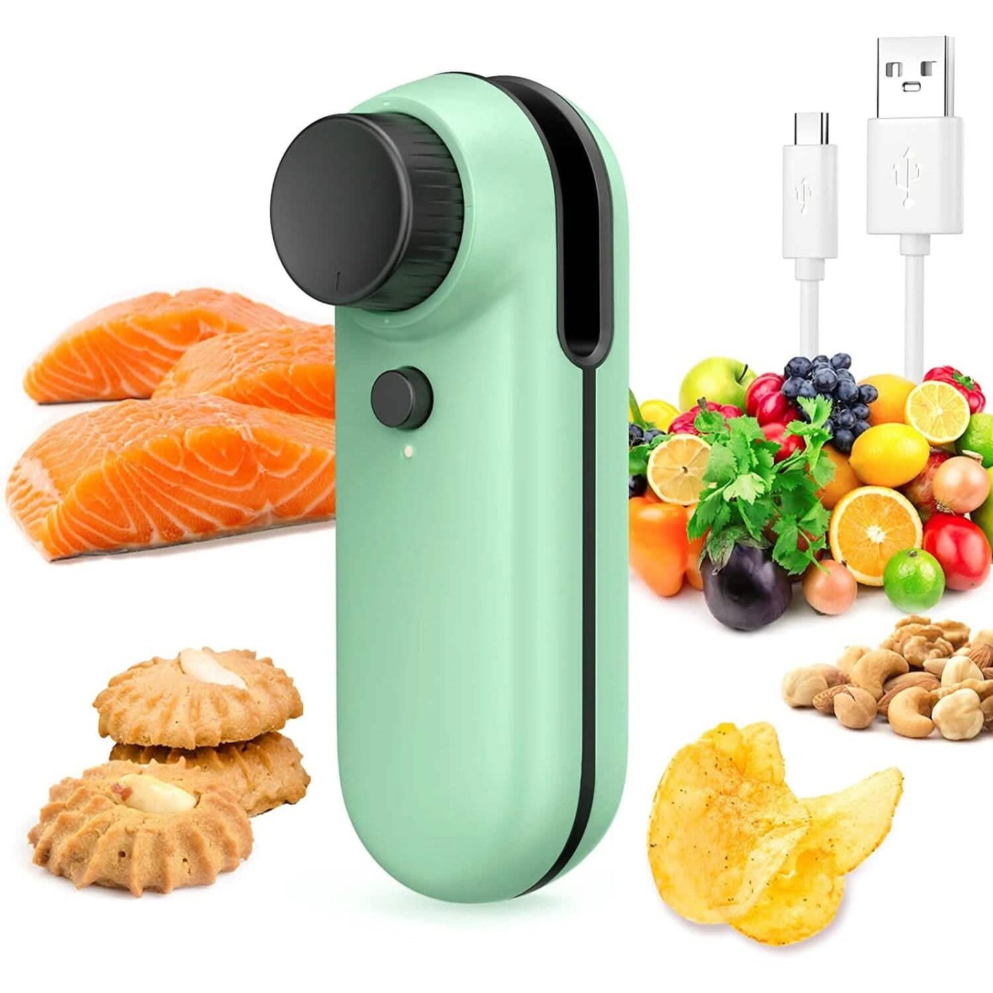 Rechargeable 2-in-1 Bag Mini Heat Sealer