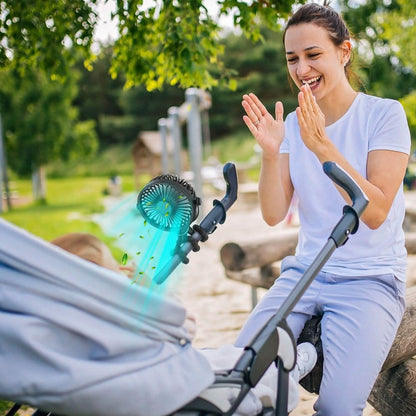 Rechargeable Handheld Fan with Flexible Tripod