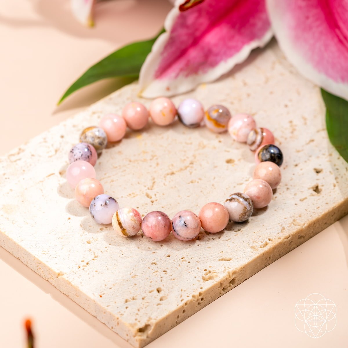 Repair My Heart - The Peruvian Pink Opal Bracelet - Lumina Home