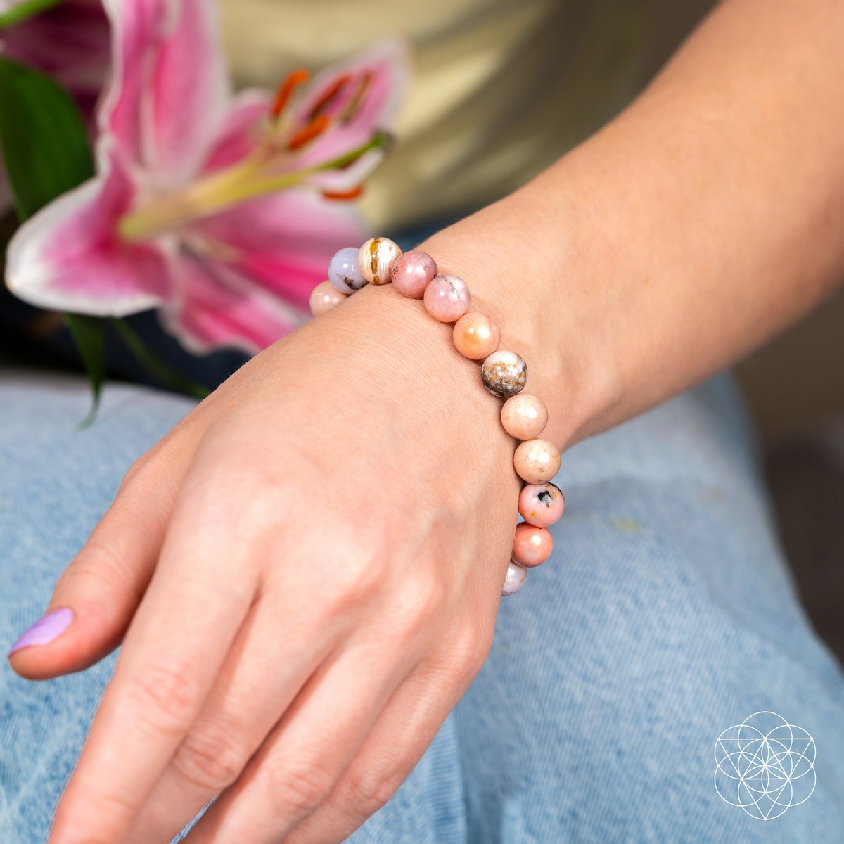 Repair My Heart - The Peruvian Pink Opal Bracelet - Lumina Home
