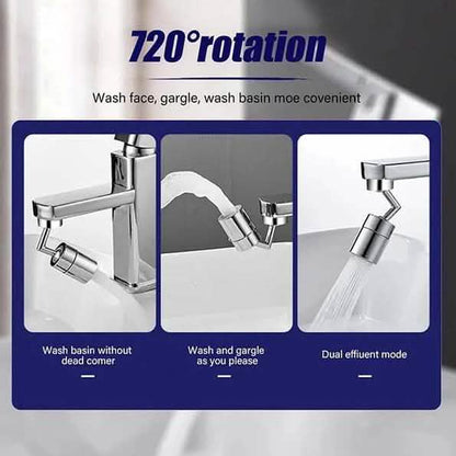 Rotatable Universal Splash Filter Faucet