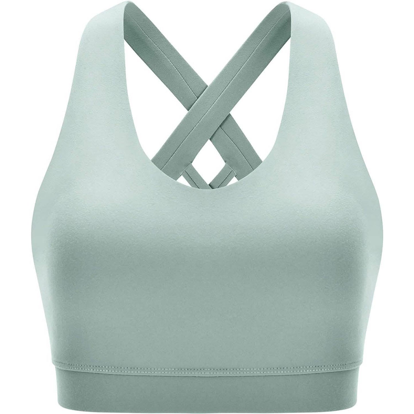 RUNNING GIRL Criss-Cross Back Padded Strappy Sports Bra