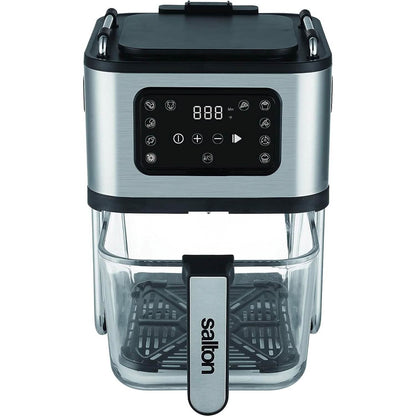 Salton Flip and Cook 3-in-1 Air Fryer, Grill & Dehydrator