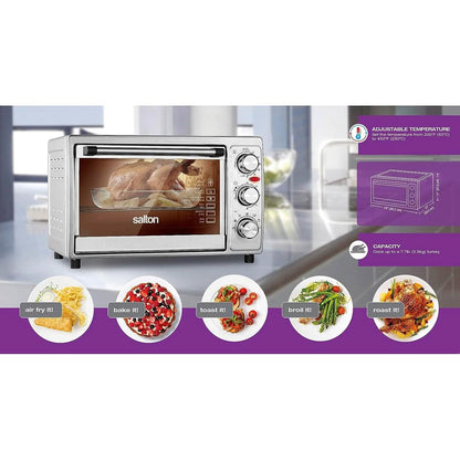 Salton Stainless Steel Air Fryer Toaster Oven