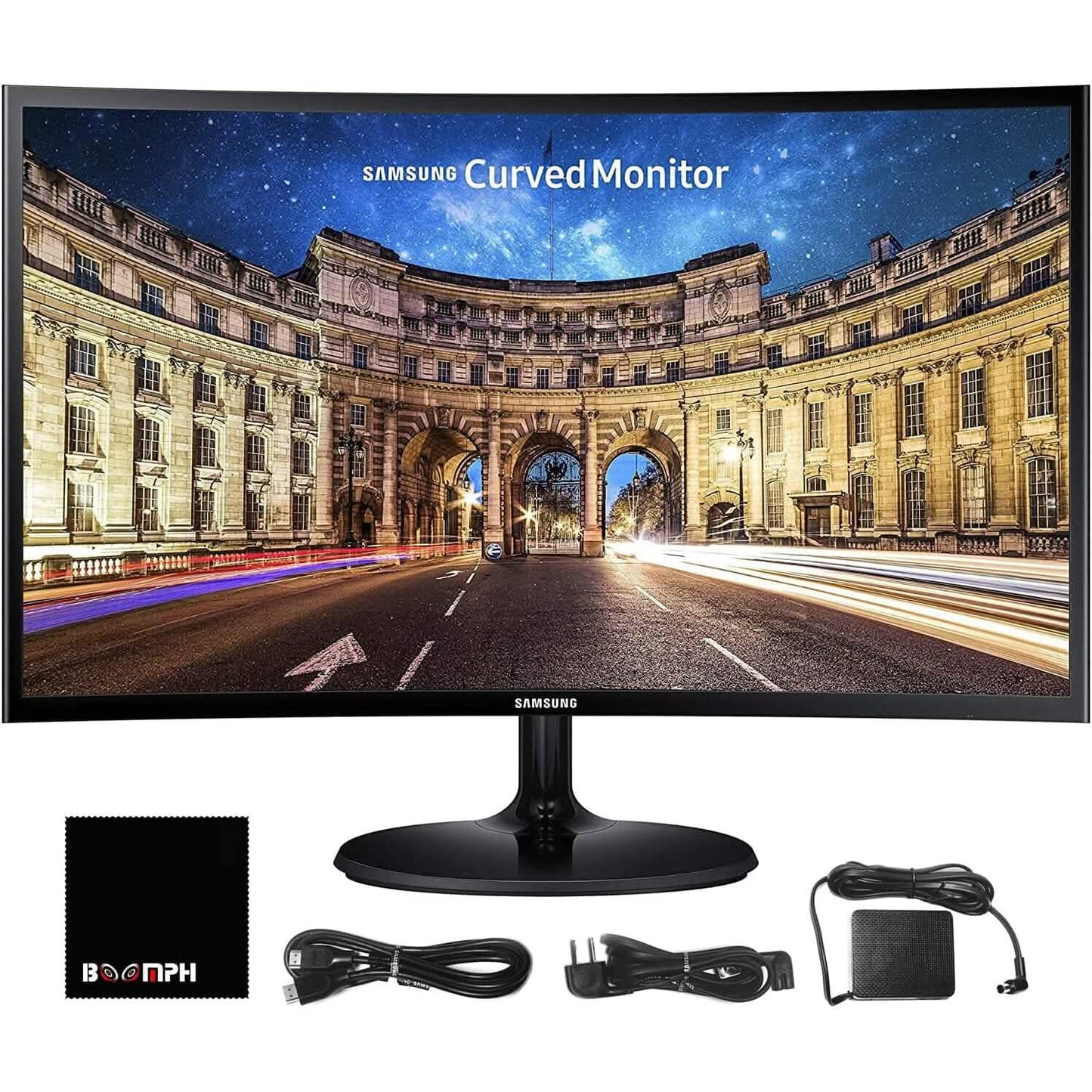 Samsung CF390 27" 16:9 Curved LCD FHD 1920x1080 Curved Desktop Black Monitor  (Refurbished)