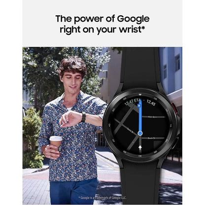 Samsung Electronics Galaxy Watch 4 Classic 46mm Smartwatch with ECG Monitor Tracker (Refurbished)