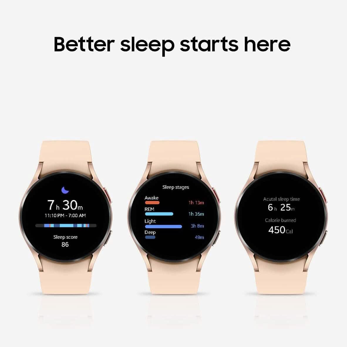 Samsung Galaxy Watch 4 40MM Smartwatch with ECG Monitor Tracker (Refurbished)