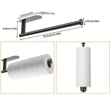 Self-Adhesive Under Cabinet Paper Towel Holder