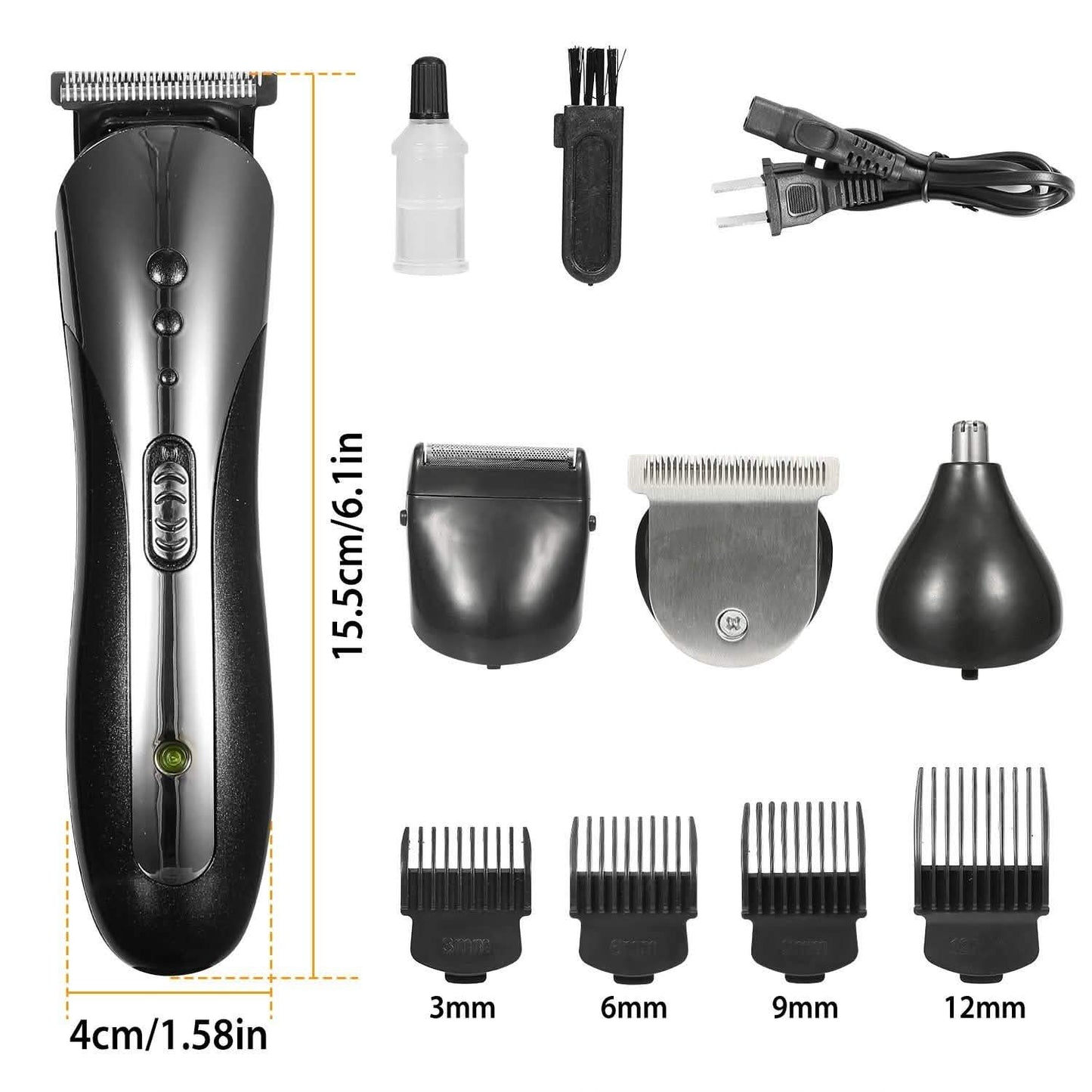 SHINON Men Electric Hair Clipper 3-in-1