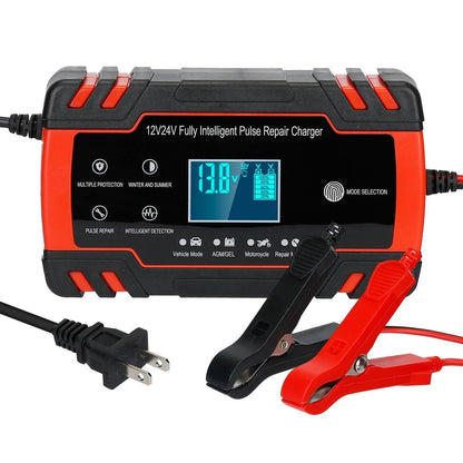 Smart Automatic Battery Charger with LCD Display