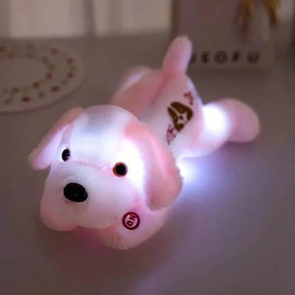 Soft Glow-in-the-Dark LED Plush Puppy