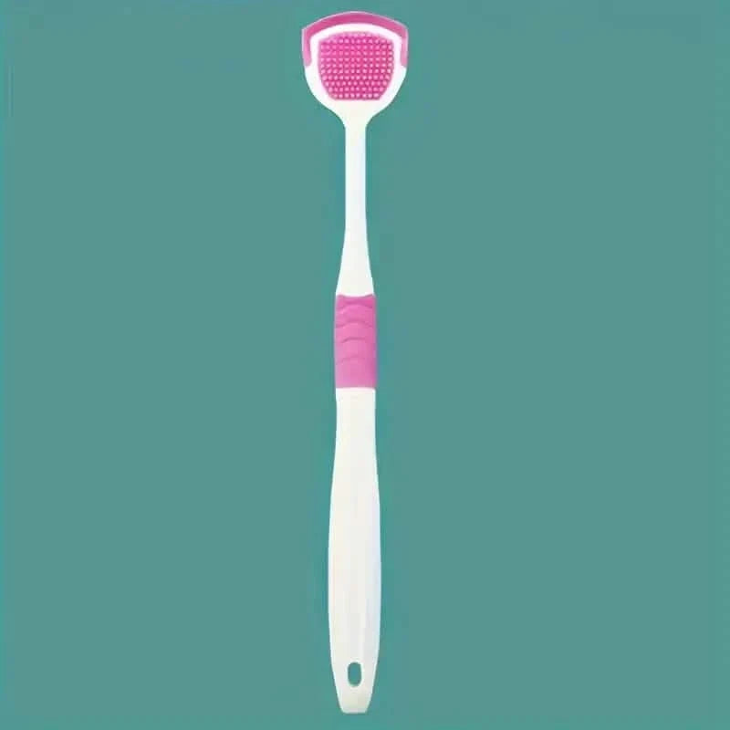Soft Silicone Tongue Scraper Cleaning Toothbrush