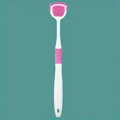 Soft Silicone Tongue Scraper Cleaning Toothbrush