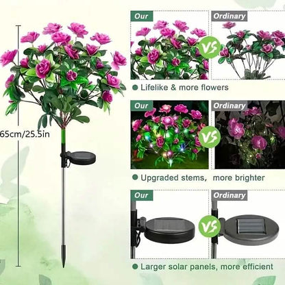 Solar-Powered Camellia Tree Lights