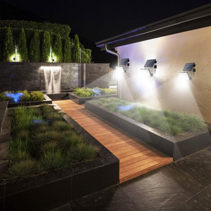 Solar Powered Flood Light Solar IP65 Waterproof Motion Sensor with Remote