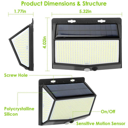 Solar Powered Outdoor Wall Lights