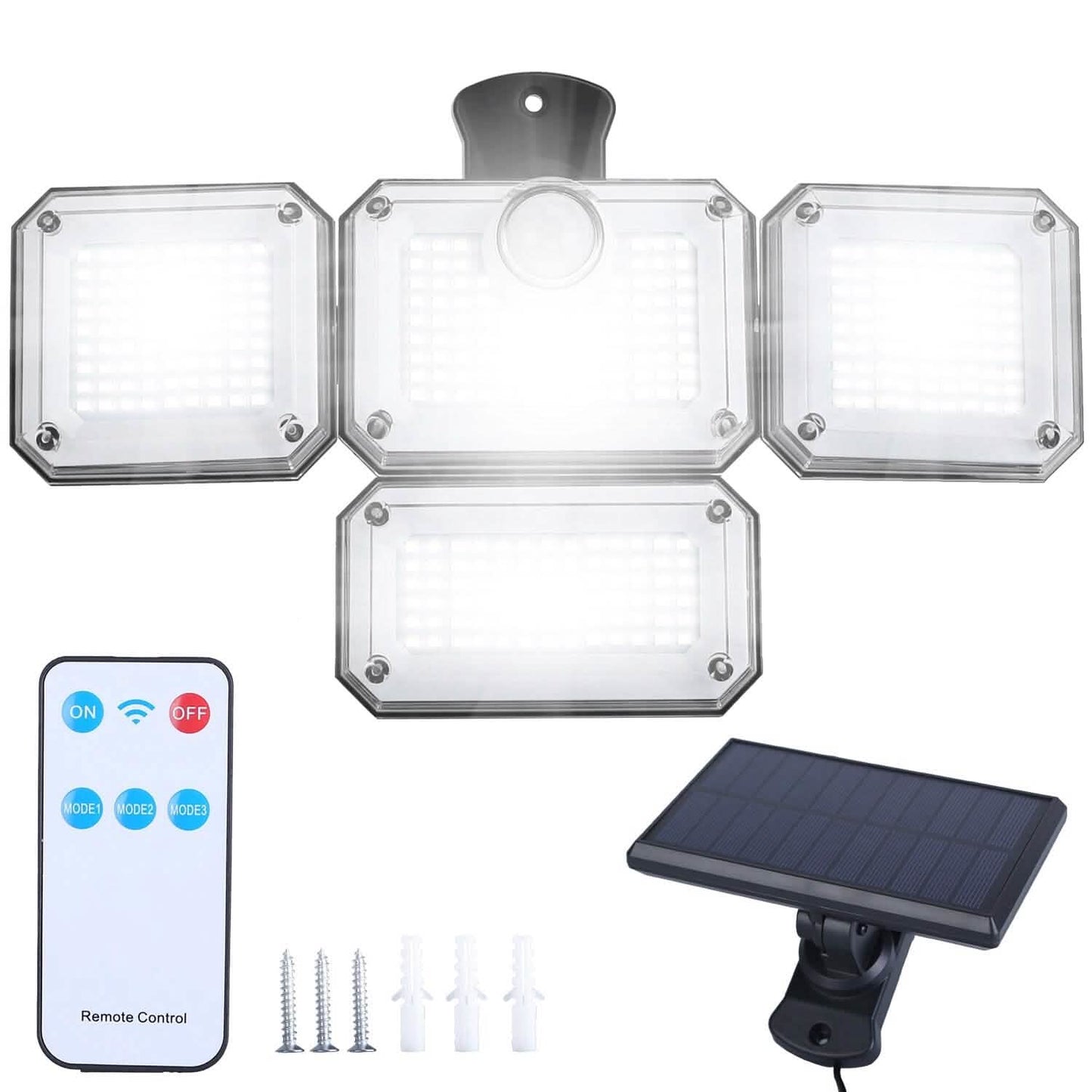 Solar Powered Wall Lights Outdoor Motion Sensor Lamps