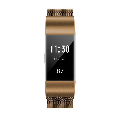 Stainless Steel Mesh Milanese Loop Band for Fitbit Charge 2