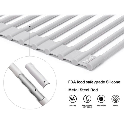 Surpahs over the Sink Multipurpose Roll-Up Dish Drying Rack