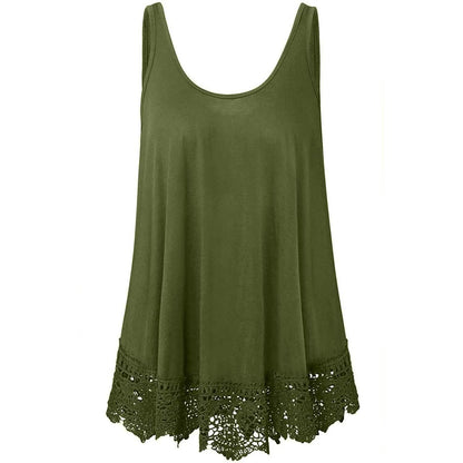 Swing Lace Flowy Women's Tank Top