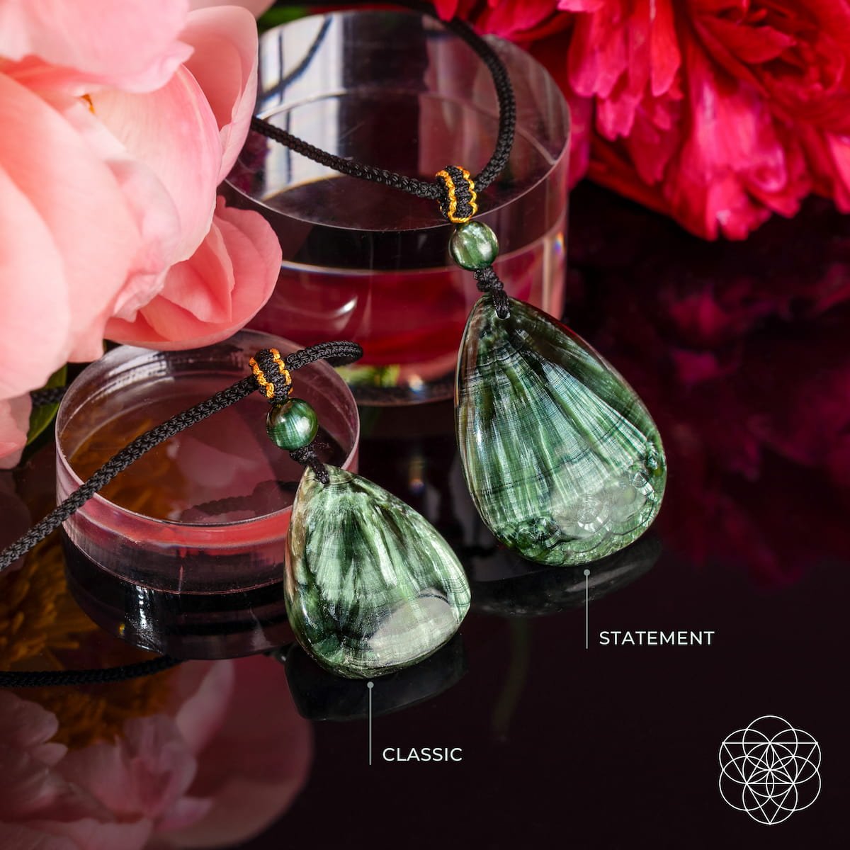 The Angel by My Side – Rare Seraphinite Pendant - Lumina Home