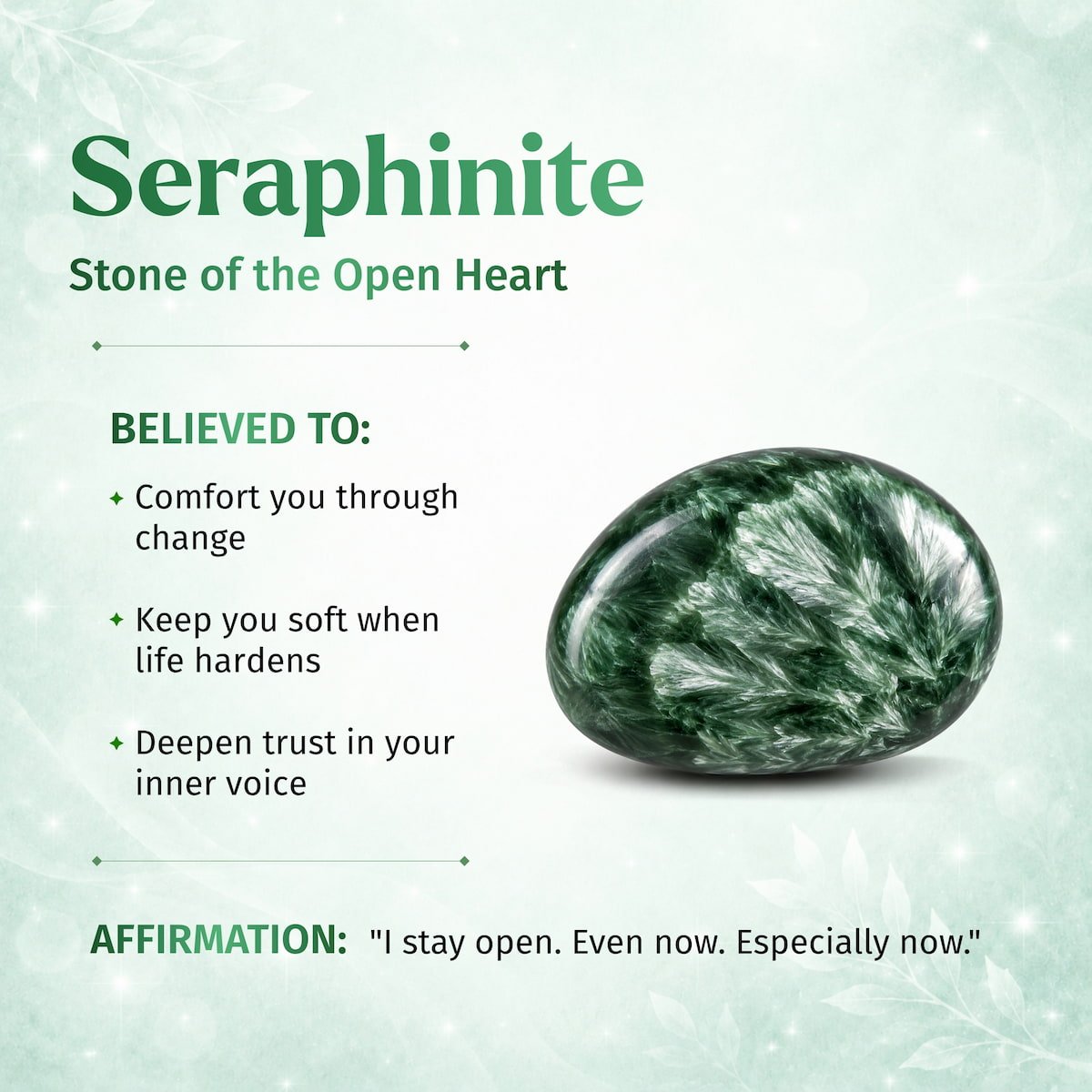 The Angel by My Side – Rare Seraphinite Pendant - Lumina Home