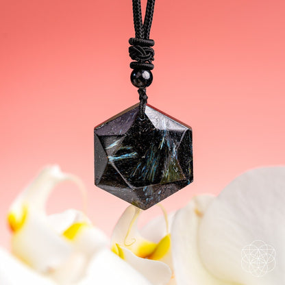 The Arfvedsonite Deep Healing Pendant - Lumina Home