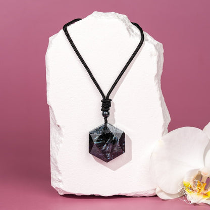 The Arfvedsonite Deep Healing Pendant - Lumina Home