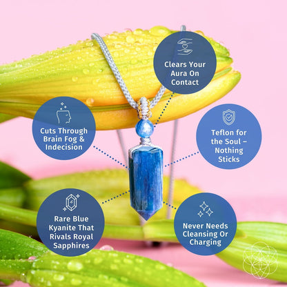 The Aura Shield - Rare Kyanite Pendant - Lumina Home
