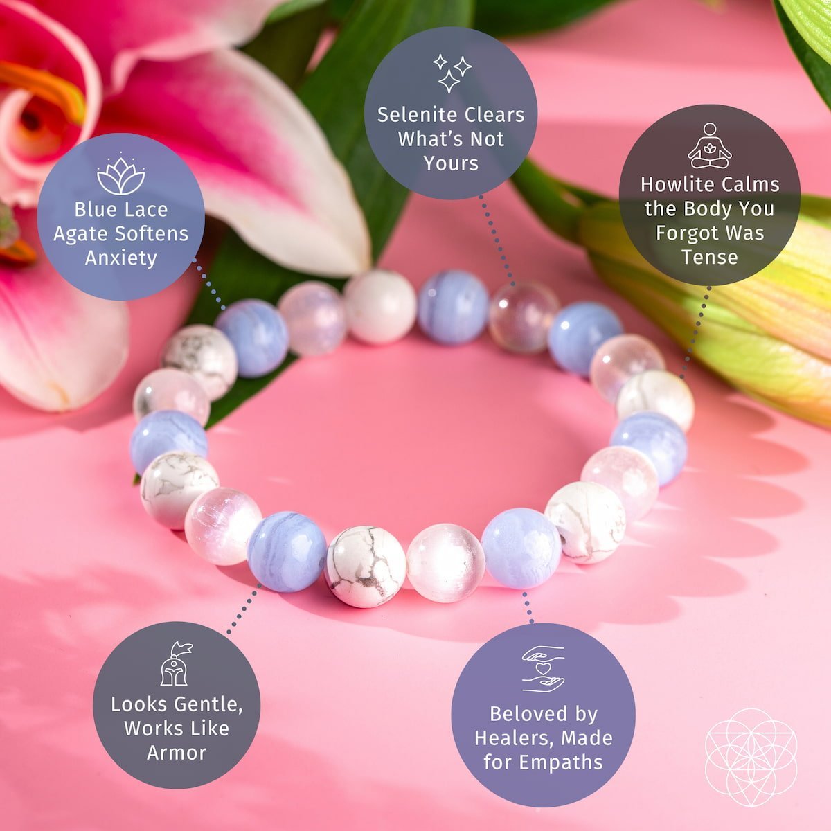The Empath’s Trio - Daily Reset Bracelet - Lumina Home