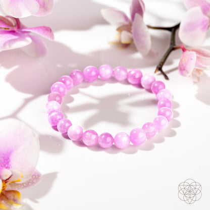 The Heart Reset - Rare Pink Kunzite Bracelet - Lumina Home