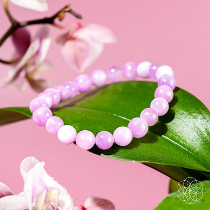 The Heart Reset - Rare Pink Kunzite Bracelet - Lumina Home