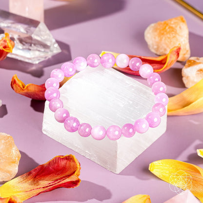 The Heart Reset - Rare Pink Kunzite Bracelet - Lumina Home