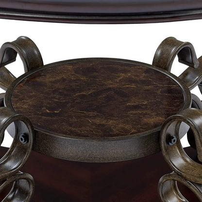 Traditional End Table Accent Bedside Nightstand