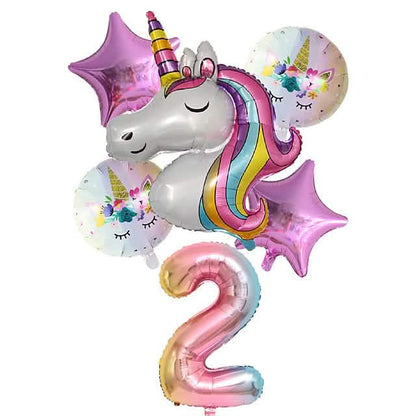 Unicorn Balloons for Birthday Decorations