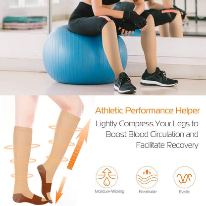 Unisex Copper Compression Socks