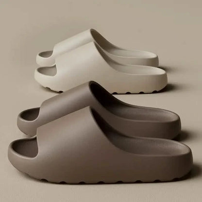 Unisex Soft Slippers, Comfortable Indoor/Outdoor Slide Sandals, Non-slip Textured Design Footwear