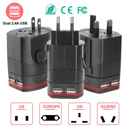 Universal Travel Power Adapter All in One Wall Charger