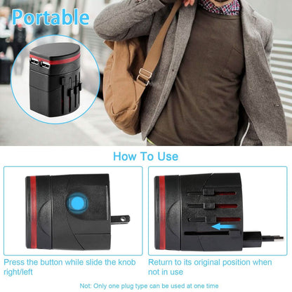 Universal Travel Power Adapter All in One Wall Charger