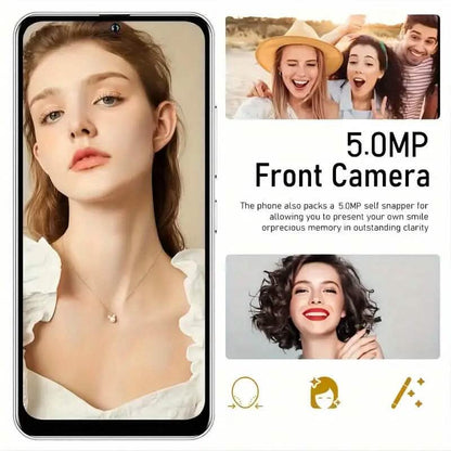 Unlocked Smartphone 4GB 64GB Large 6.6 inch HD Display Dual SIM 4G LTE